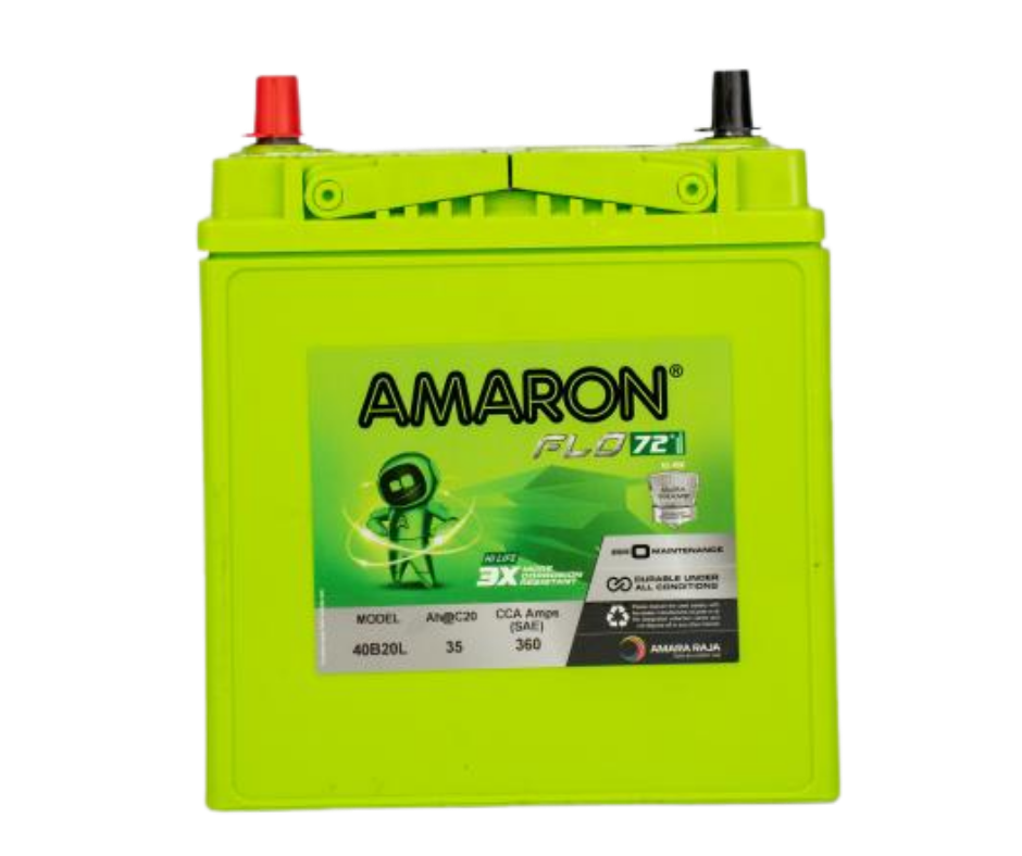 Amaron FLO  4 Wheeler Battery - AAM-FL-00040B20L