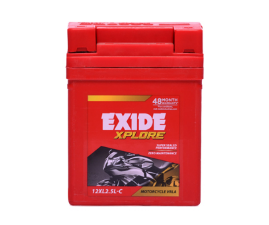 EXIDE XPLORE  2 Wheeler Battery - FXL5-12XL2.5L-C